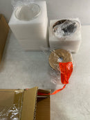 Uolfin 47FVF3HD24277QF Mid-Century Cylinder Kitchen Island Hanging Pendant Light 1-Light Brass Gold Modern Pendant Light with Clear Glass Shade