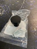 Amerock BP36864FB Radius 1-1/4 Inch Mushroom Cabinet Knob - Matte Black