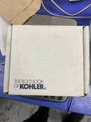 Kohler K-8003-BN WaterTile Square Single Square Metal Body Spray – with 22 Rubber Spray Nozzles - Brushed Nickel