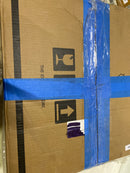 Vigo VG07053 Giovanni 17" L x 17" W x 6" H Circular Glass Vessel Bathroom Sink - Simply Silver