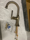 Brizo 61058LF-GLPG Tulham 1.8 GPM Single Hole Bar Faucet with Swivel Spout - Luxe Gold / Polished Gold