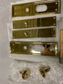 Baldwin 6547003FD Nashville Dummy Handleset Trim Set - Polished Brass