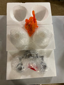 HomePlace Lighting 152121BN-548 Ansley Retro/Vintage Mid-Century Art Deco Soft White Glass Bath Vanity Wall Light, 2-Light 200 Total Watts, 8" H x 15" W, Brushed Nickel