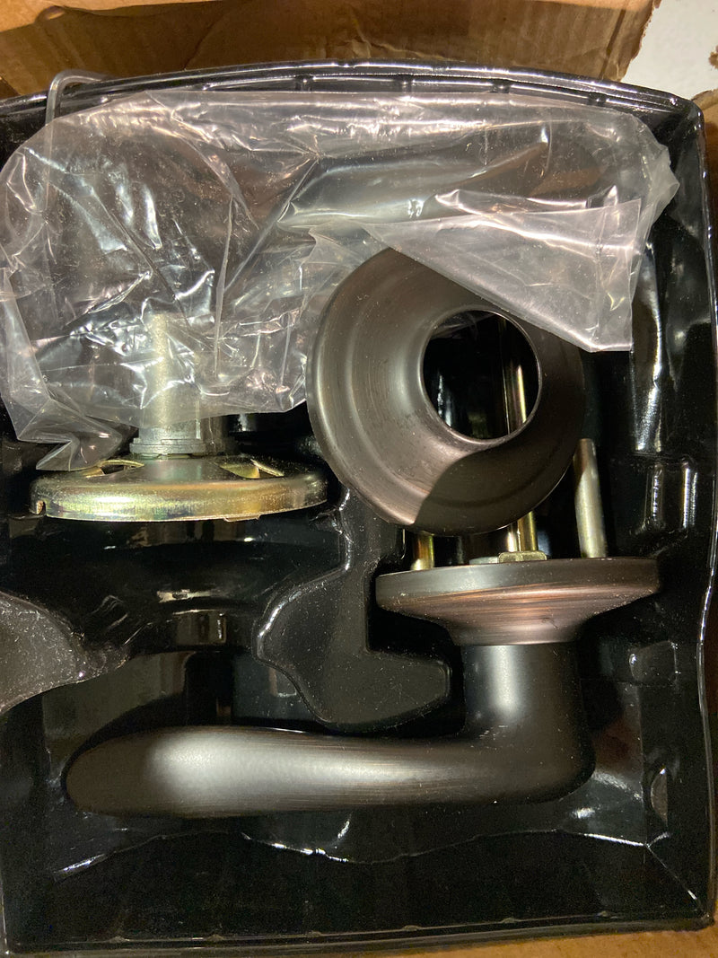 Kwikset 720TNL-11P Tustin Passage Door Leverset from the Signature Series - Venetian Bronze