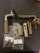 Signature Hardware 455568 Satcher Solid Brass Passage Door Knob Set with 2-3/4" Backset - Antique Brass