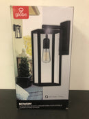 Globe Electric 44176 Matte Black Hurley Single Light 16" Tall Outdoor Wall Sconce