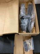 Emtek 1L1R51HLOLHUS10B Large Multi Point, Keyed with Euro Profile Cyl, Hub Below Handle, M...