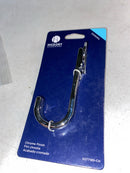 Euro Contemporary Collection Hook Single Prong 4-3/4 Inch Long Chrome Finish