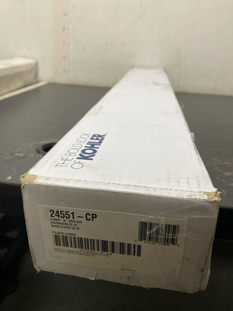 Kohler K-24551-CP Kumin 36" Grab Bar - Polished Chrome