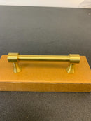 Signature Hardware 441723 Strasbourg 3-3/4 Inch Center to Center Bar Cabinet Pull - Satin Brass