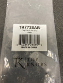 Top Knobs TK773SAB Channing 3-3/4 Inch Center to Center Cup Cabinet Pull from the Barrington Series - Sable