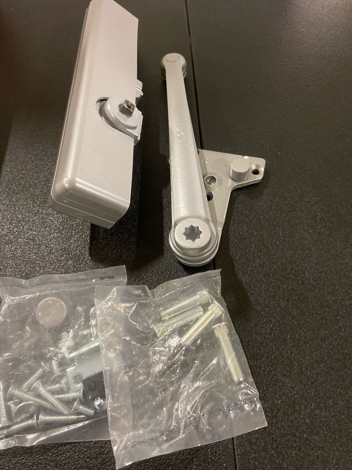 LCN 1461RWPAAL Surface Mount Adjustable Door Closer for Sizes 1 to 6 from the 1460 Collection - Aluminum
