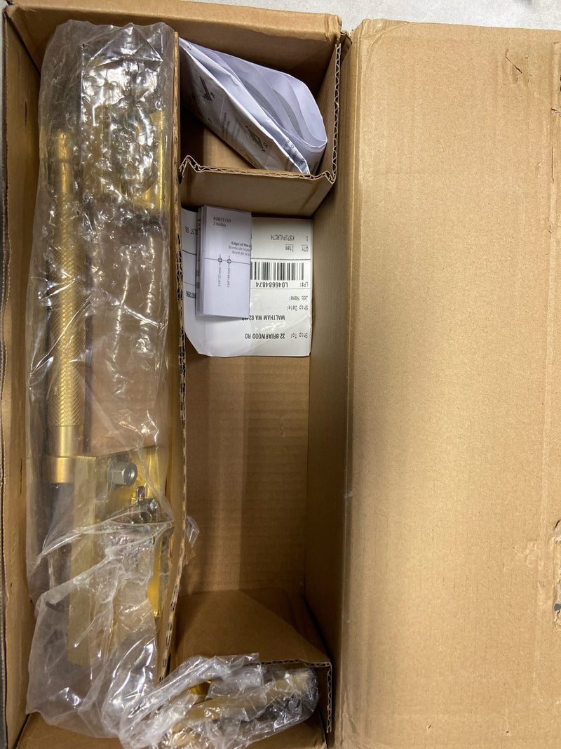 Kwikset 819PVHLIP-4 Prava Sectional Dummy Exterior Pack Handleset - Satin Brass