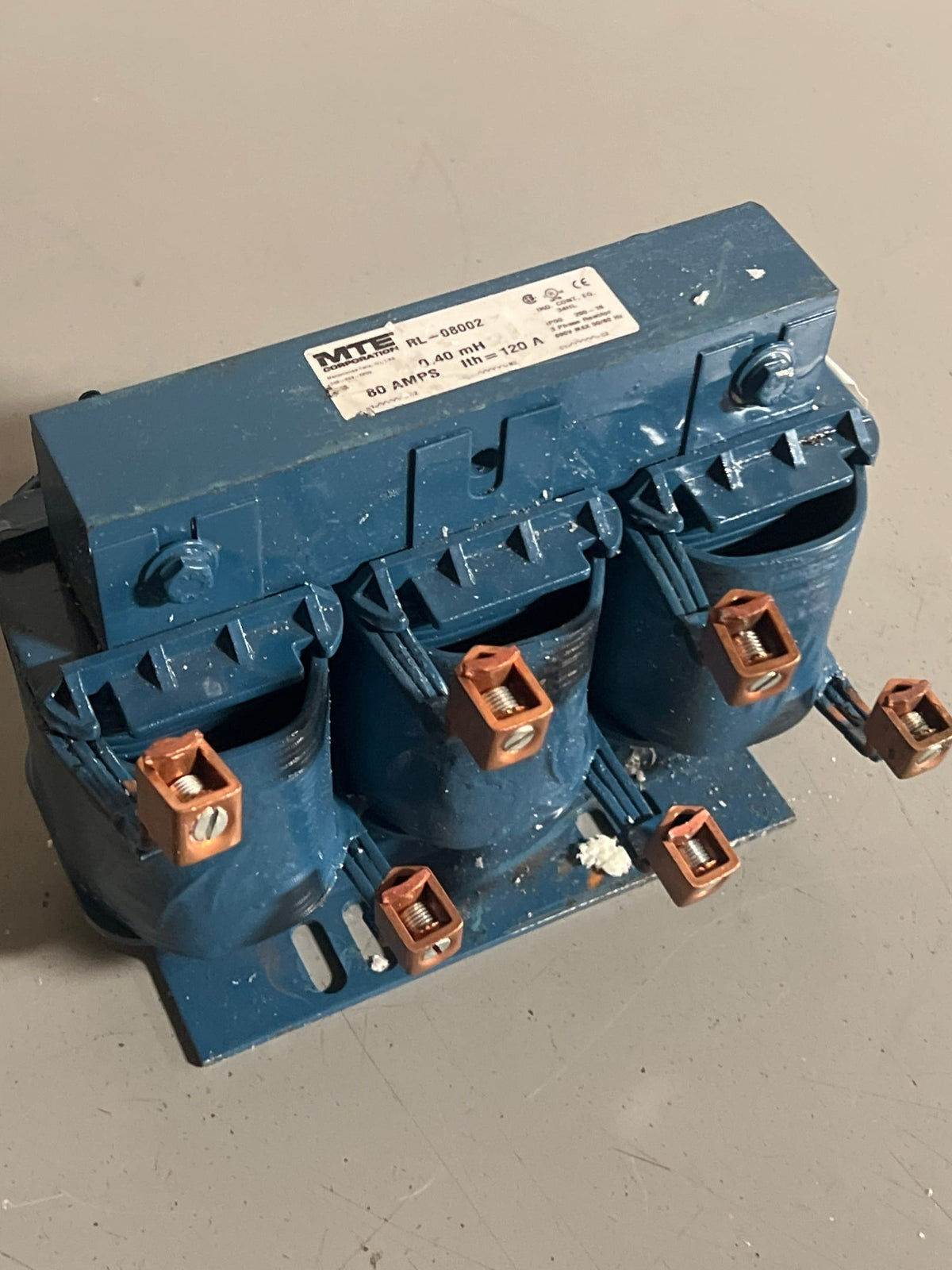 Allen Bradley 1321-3R80-B AC Line Reactor 13213RB80B 3PH 80 Amps 120A 162340
