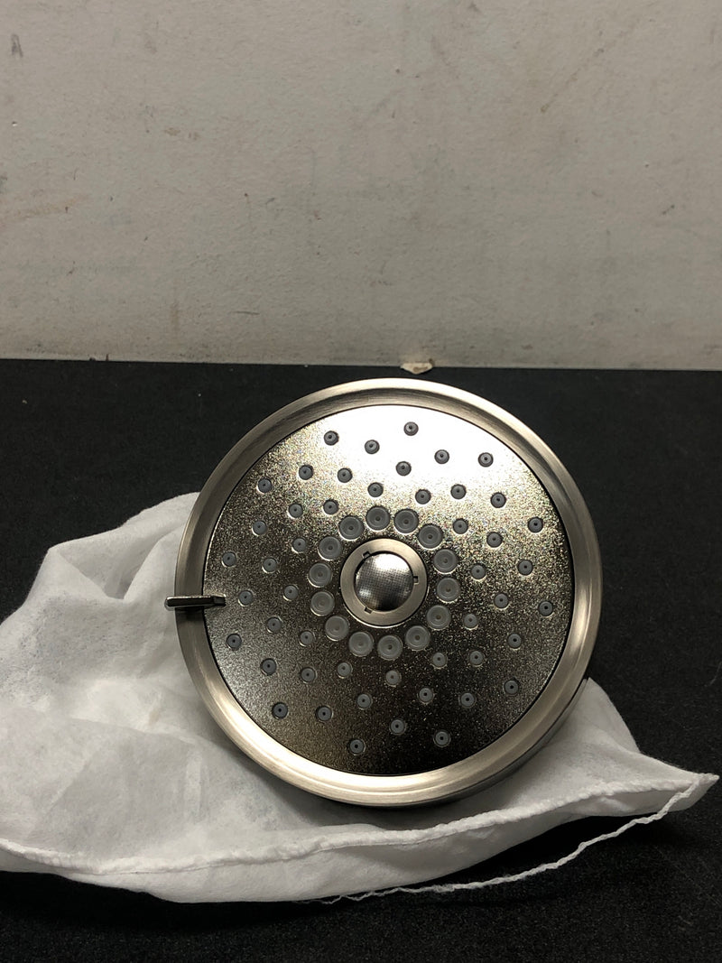 Kohler K-22170-BN Purist 2.5 GPM Multi Function Shower Head with MasterClean and Katalyst Air-Induction Spray Technology - Vibrant Brushed Nickel