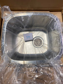 Signature Hardware SHCAUCA1517 Calverton 18" Drop In / Undermount Single Basin Stainless Steel Prep Sink - Stainless Steel