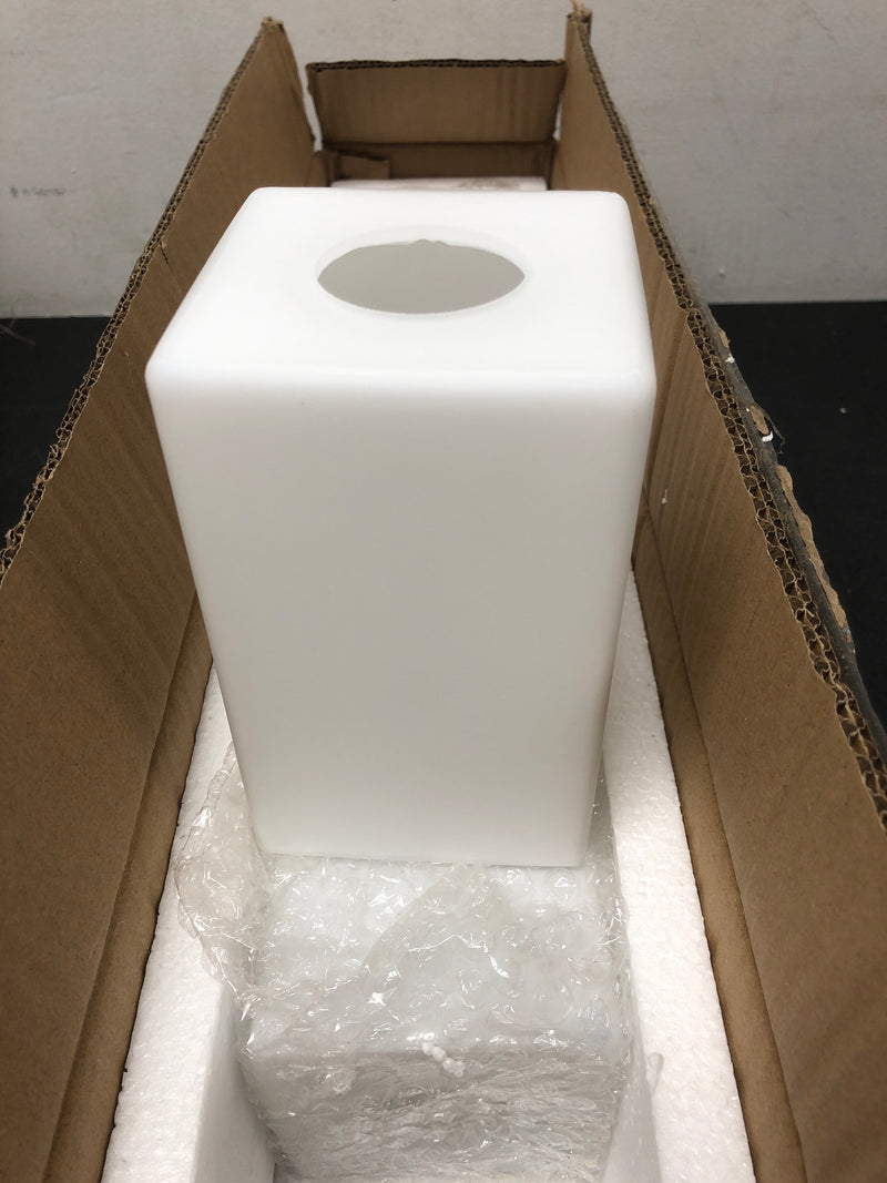 Progress Lighting P2196-15 Metric 4 Light 31" Vanity Light with Patterned/Etched Glass - Polished Chrome