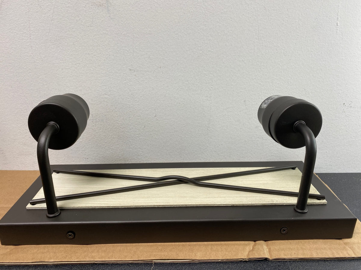 Progress Lighting P300230-143 Briarwood 2 Light 15" Wide Bathroom Vanity Light - Graphite
