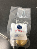 Hickory Hardware P2142-BGB American Diner 1-3/8 Inch Large Retro 50s Diner Cabinet Knob / Drawer Knob - Brushed Golden Brass