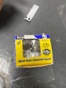 Brasscraft PR14X C1 1/2 in. CPVC Inlet x 3/8 in. Compression Outlet Multi-Turn Straight Valve