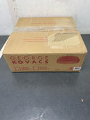 George kovacs P5550-66A-L Conc 13 in. 1-Light Black LED Flush Mount