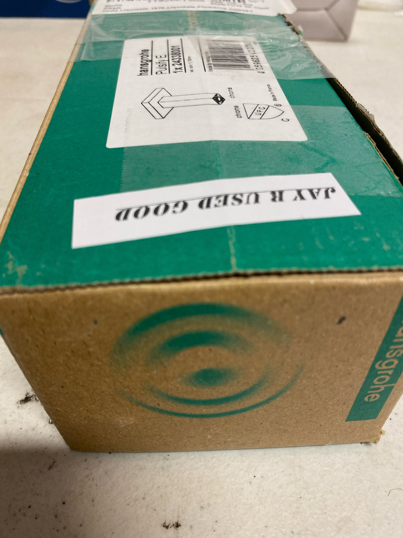 hansgrohe Pulsify E 4-inch Modern Showerarm in Chrome, 24338001