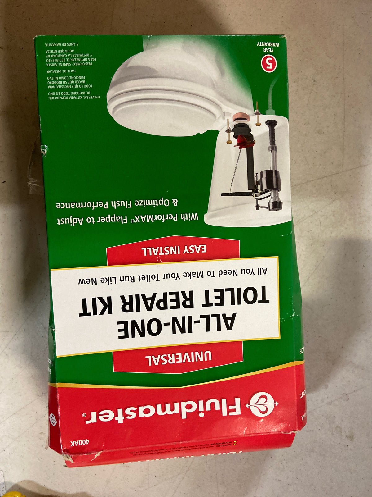 Fluidmaster 15543218 Repair Kit with Adjust-A-Flush Dial and Fill Valve - N/A