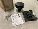 Kwikset 788PSKSQT-514 Pismo Non-Turning One-Sided Dummy Door Knob with Square Rose - Matte Black