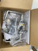 Kwikset 756KNL 15 SMT RCAL UL Kingston Satin Nickel Round Keyed Entry Reversible Door Lever featuring SmartKey Security