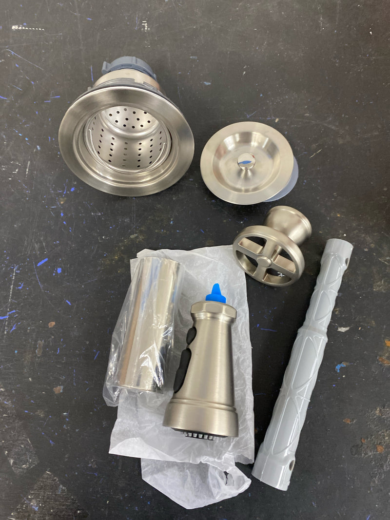 Moen S72003SRS Paterson One-Handle Pull-down Kitchen Faucet with Power Boost, Includes Interchangeable Handle, Spot Resist Stainless