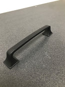 Amerock | Cabinet Pull | Matte Black | 5-1/16 inch (128 mm) Center-to-Center | Ville | 1 Pack | Drawer Pull | Cabinet Handle | Cabinet Hardware