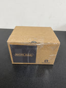 Schlage F51AGEO622WKF F51A Georgian 622 WKF Wakefield Deco Rose Entry Door Lock, Matte Black