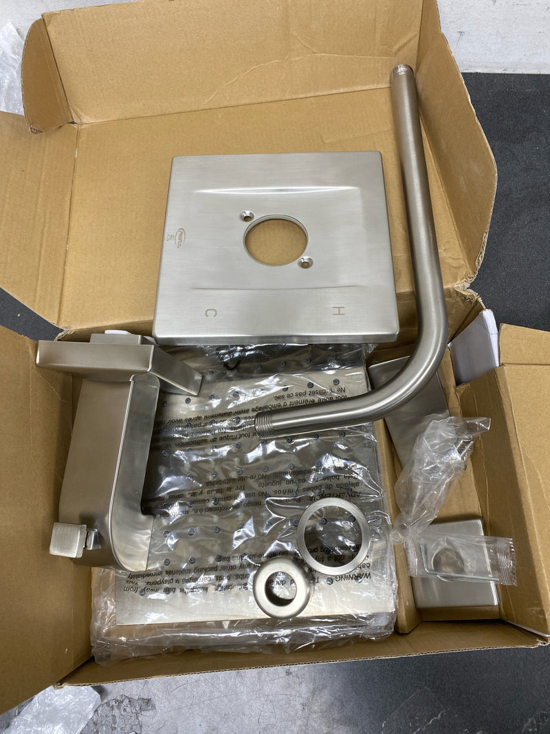 PROFLO PF9830G2ZBN Kelper Tub and Shower Trim Package with 1.8 GPM Single Function Shower Head - Less Rough-In Valve - Brushed Nickel