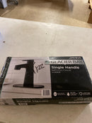 Glacier bay HD67958W-6510H Kendrick Single Hole Single-Handle Bathroom Faucet in Matte Black