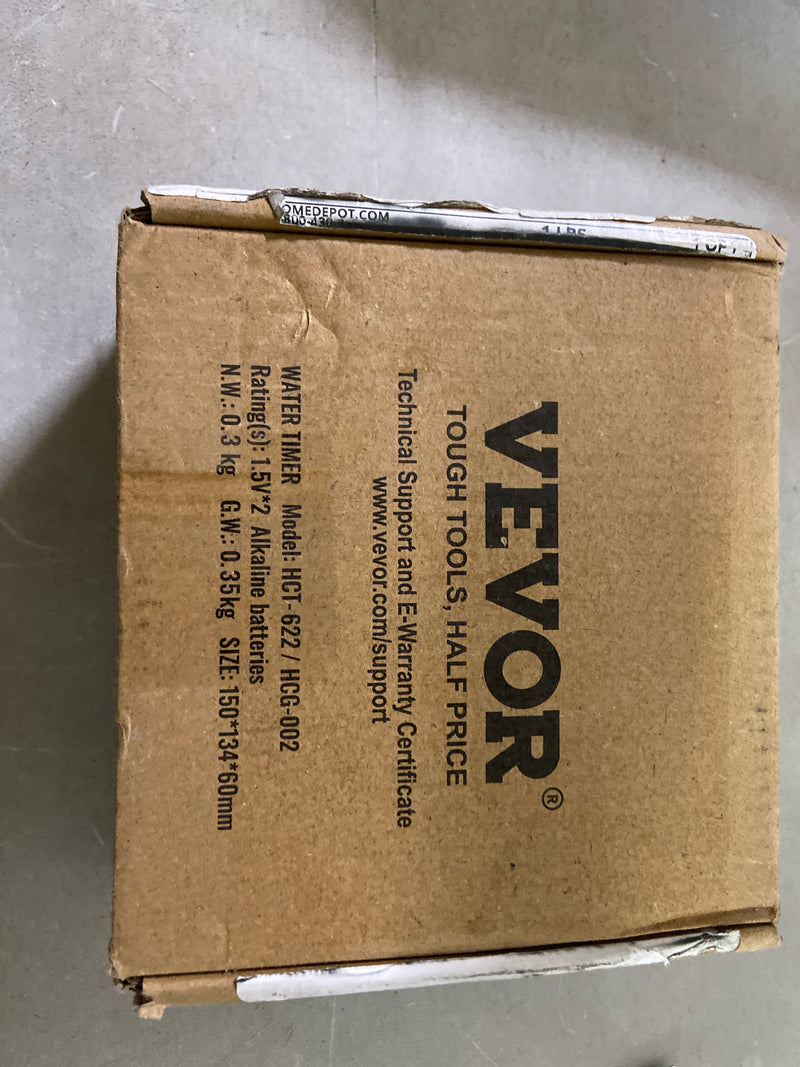 Vevor ZNJSDSQDDK00VZGR9V9 WiFi Sprinkler Timer Single Zone Smart Irrigation Controller Water Timer APP Control Voice Control