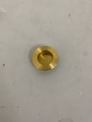 Deltana FP178U4 1-7/8" Diameter Solid Brass Round Flush Sliding Door Pull - Satin Brass