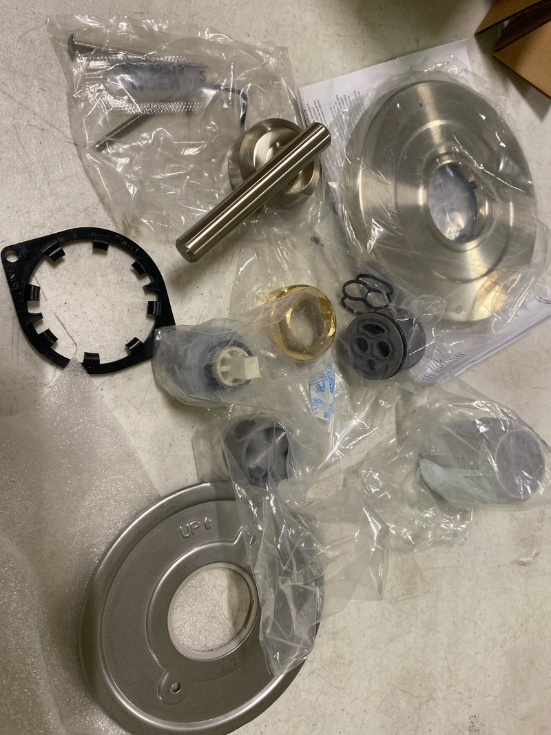 Moen UT2901BN Gibson Pressure Balanced Valve Trim Only with Single Lever Handle - Less Rough In - Brushed Nickel