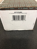 Brizo Essential 6" Ceiling Mounted Shower Arm and Square Flange