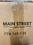 Quorum International 548-1-80 Single Light 5-1/2" Wide Bathroom Sconce - Aged Brass