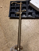 Delta T4797-CZFL-LHP Cassidy Gold 1-Handle Floor-Mount Roman Tub Faucet Trim Kit in Champagne Bronze (Valve and Handle Not Included)