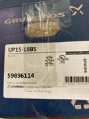 Grundfos 59896114 UP 15-18 B5 1/25 HP 115V 4.9-14.5 GPM Bronze Hot Water Recirculation / Circulator Pump - N/A