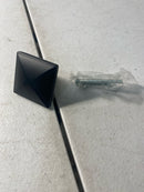 Amerock BP29398FB Extensity 1-1/2 Inch Square Cabinet Knob - Matte Black