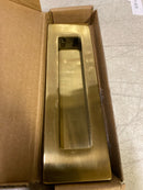 Emtek 220306US7 6 in. Modern Rectangular Flush Pull, French Antique Brass