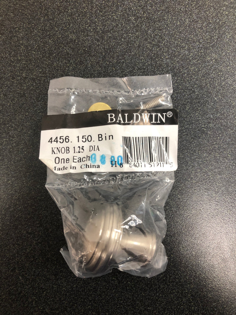 Baldwin 4456150 Severin Fayerman 1-5/16 Inch Mushroom Cabinet Knob - Satin Nickel