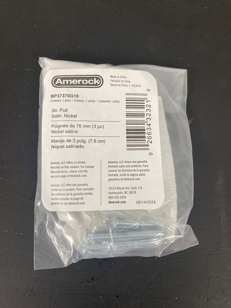 Amerock BP37370G10 Destine 3 Inch Center to Center Bar Cabinet Pull - Satin Nickel