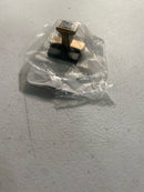Amerock BP36680BMBCZ Overton 1-5/16 Inch Square Cabinet Knob - Brushed Matte Black / Champagne Bronze