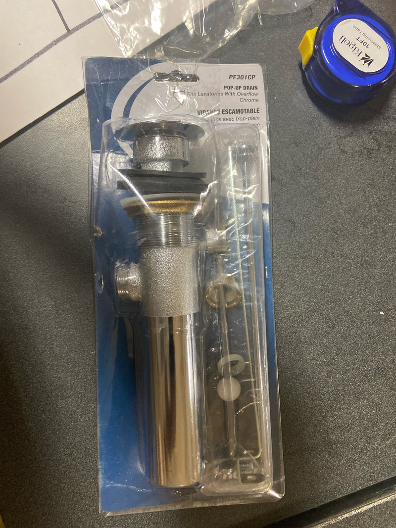 PROFLO PF301CP 1-1/2" Pop-Up Drain Assembly - Chrome