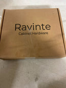 Ravinte 60 Pack (30 Pairs) 1/2 Inch Overlay Soft Close Hinges for Kitchen Cabinets - Satin Nickel Hidden Concealed Hinge, Stainless Steel, Self Closing