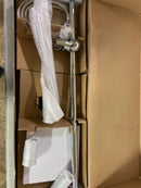 Keeney DEL130CCP Belanger 1-Spray Round Hand Shower and Showerhead from Wall Combo Kit with Slide Bar and Valve in Polished Chrome