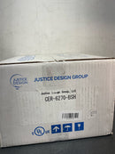 Justice Design Group CER-6270-BSH Ambiance 8" Tall Wall Sconce - Gloss Blush